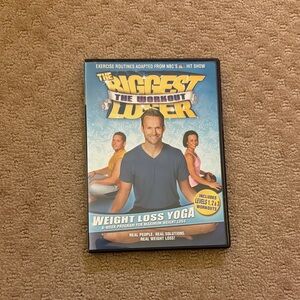 The Biggest Loser Weight Loss Yoga DVD - Blue Cover